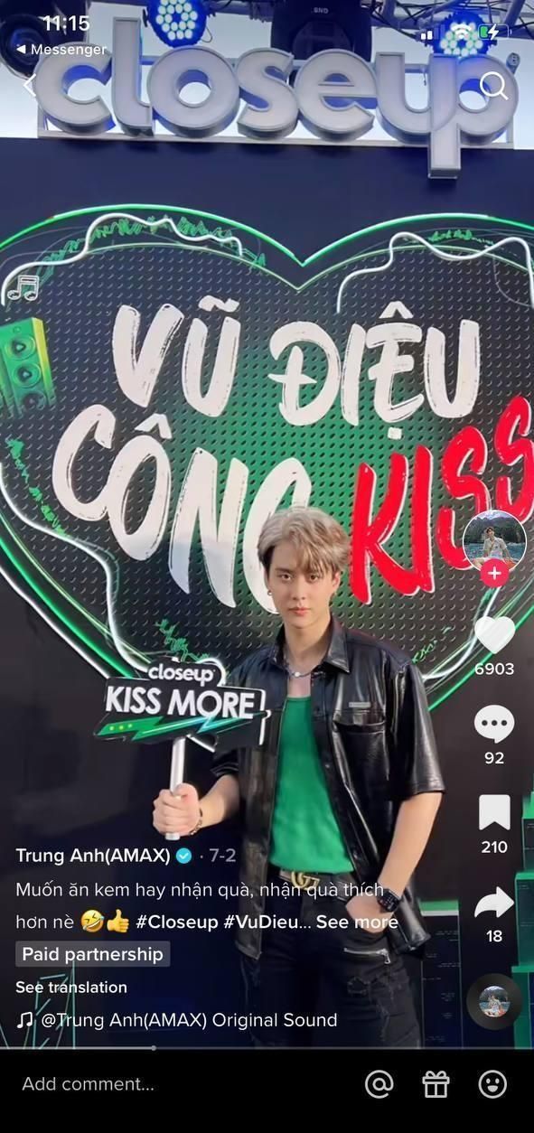 Video chiến dịch Vũ điệu công Kiss của Closeup