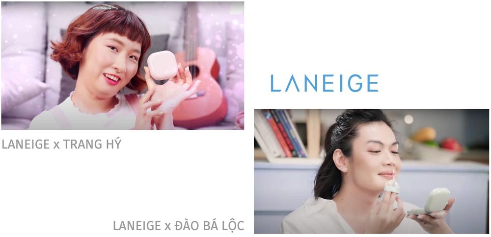Laneige - TVC cùng KOL